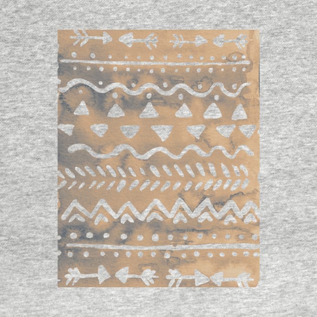 Loose bohemian pattern - neutral by wackapacka